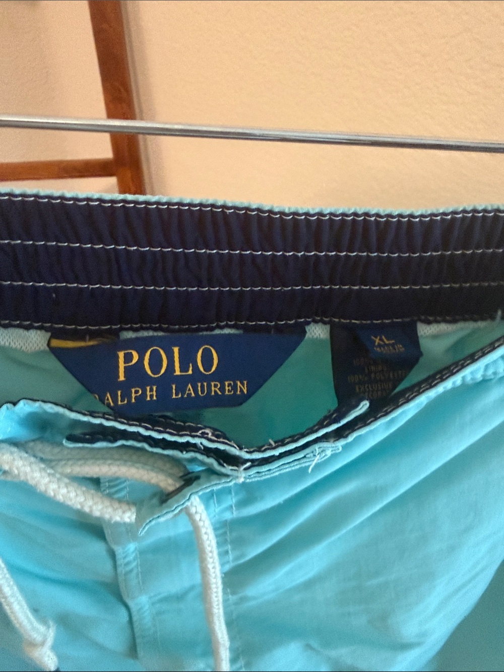 Polo Ralph Lauren Men’s Aqua Blue Swim Trunks Size XL - Picture 2 of 8